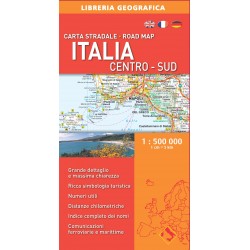 Carta Stradale Italia Centro - Sud