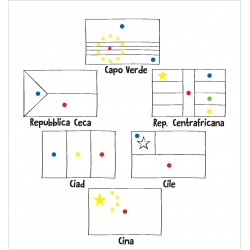 Quaderno con le Bandiere del Mondo