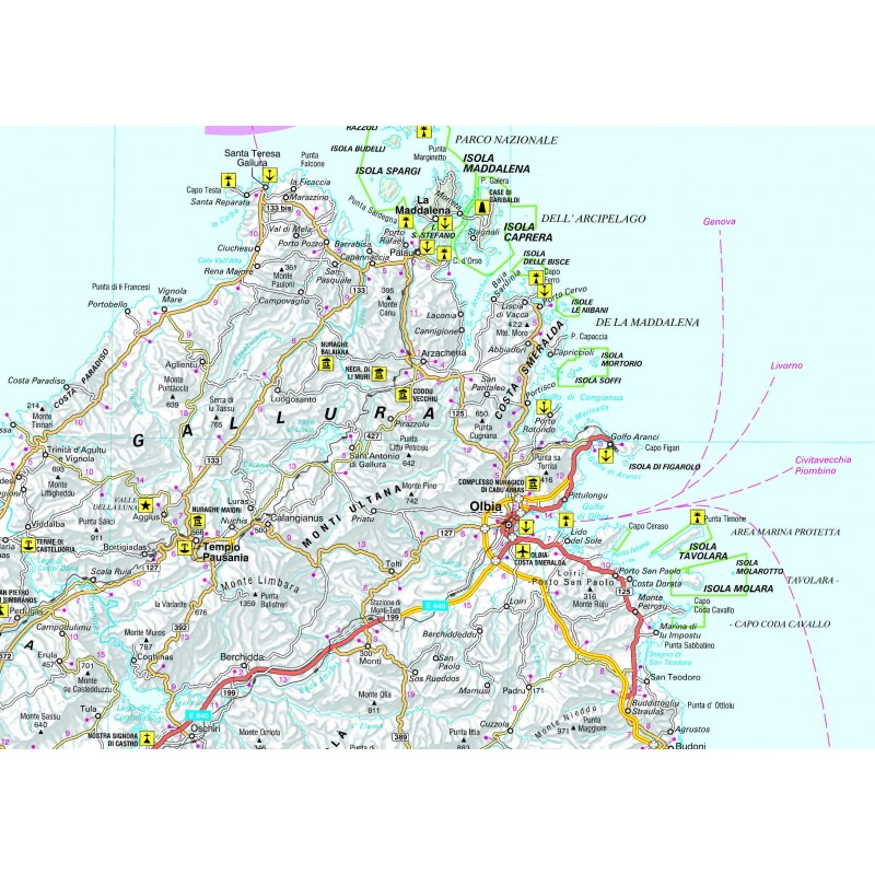 Italia CentroSud Carta stradale