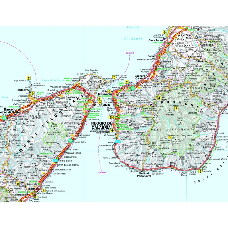 Italia CentroSud Carta stradale