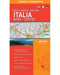 Carta Stradale Italia Centro Sud Libreria Geografica Cartina Stradale Nord Italia Intera