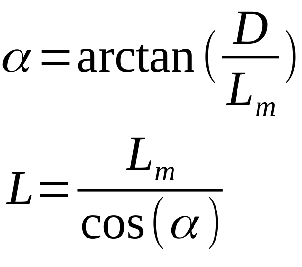 Calcolo distanza reale con trigonometria